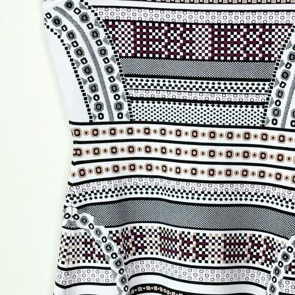 Diane Von Furstenberg DVF ELEANOR Jacquard A Line Dress Banded Dot - Women’s US - Picture 5 of 12